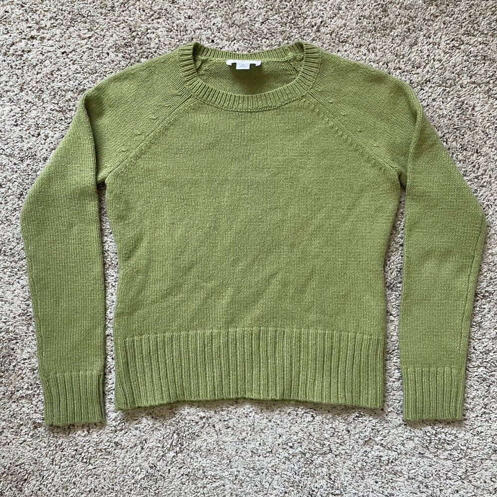 - Ann Taylor Loft - Green Crewneck Sweater
